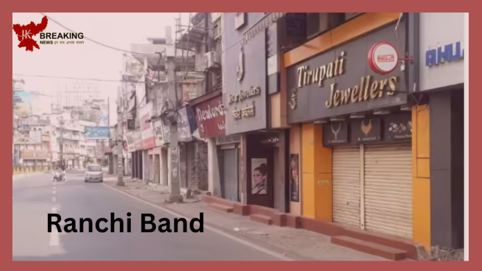 Ranchi Band: Tension in Jharkhand after burning religious flag, call for 'Ranchi bandh' today, deployment of police everywhere