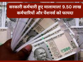 DA Hike : सरकारी कर्मचारी हुए मालामाल! 8% DA एक ही बार में बढ़ाया, सीधे 9.50 लाख कर्मचार‍ियों और पेंशनर्स को होगा फायदा