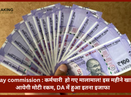 7th pay commission : कर्मचारियों के हो गए मालामाल! इस महीने खाते में आयेगी मोटी रकम, DA में हुआ इतना इजाफा