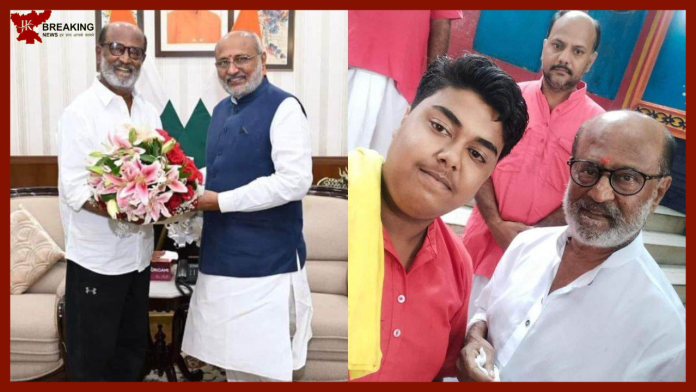 Jharkhand News: Superstar Rajinikanth reached Jharkhand, worshiped at Rajrappa temple, also met the Governor