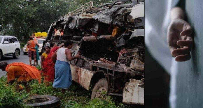 Deoghar Accident: Tragic death of 18 pilgrims, major accident in Deoghar, Jharkhand, administration engaged in relief work